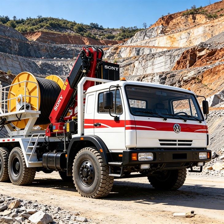 SINOTRUK 6x4 Utility Pole Truck price
